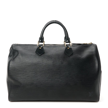 Louis Vuitton Epi Speedy 35 Black 1 of 10
