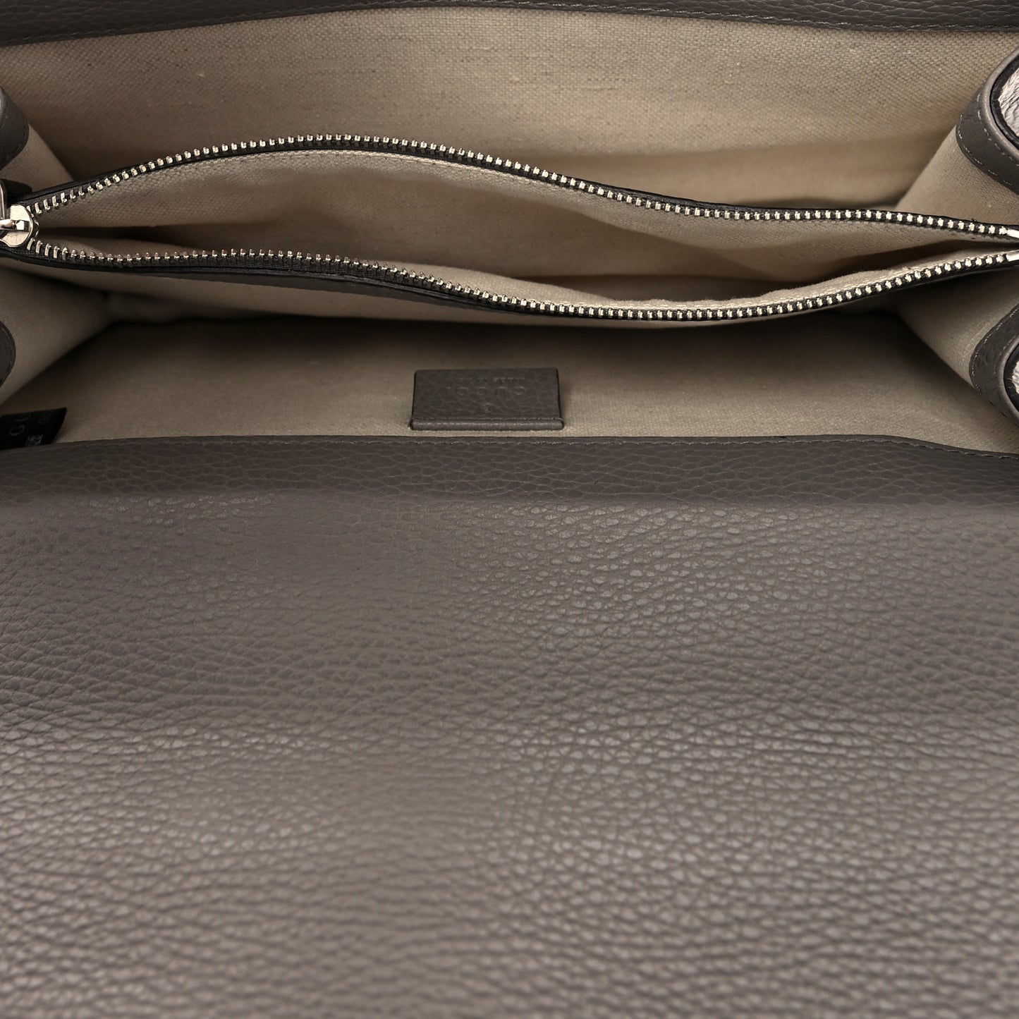 Pebbled Calfskin Small Dionysus Shoulder Bag Dusty Grey