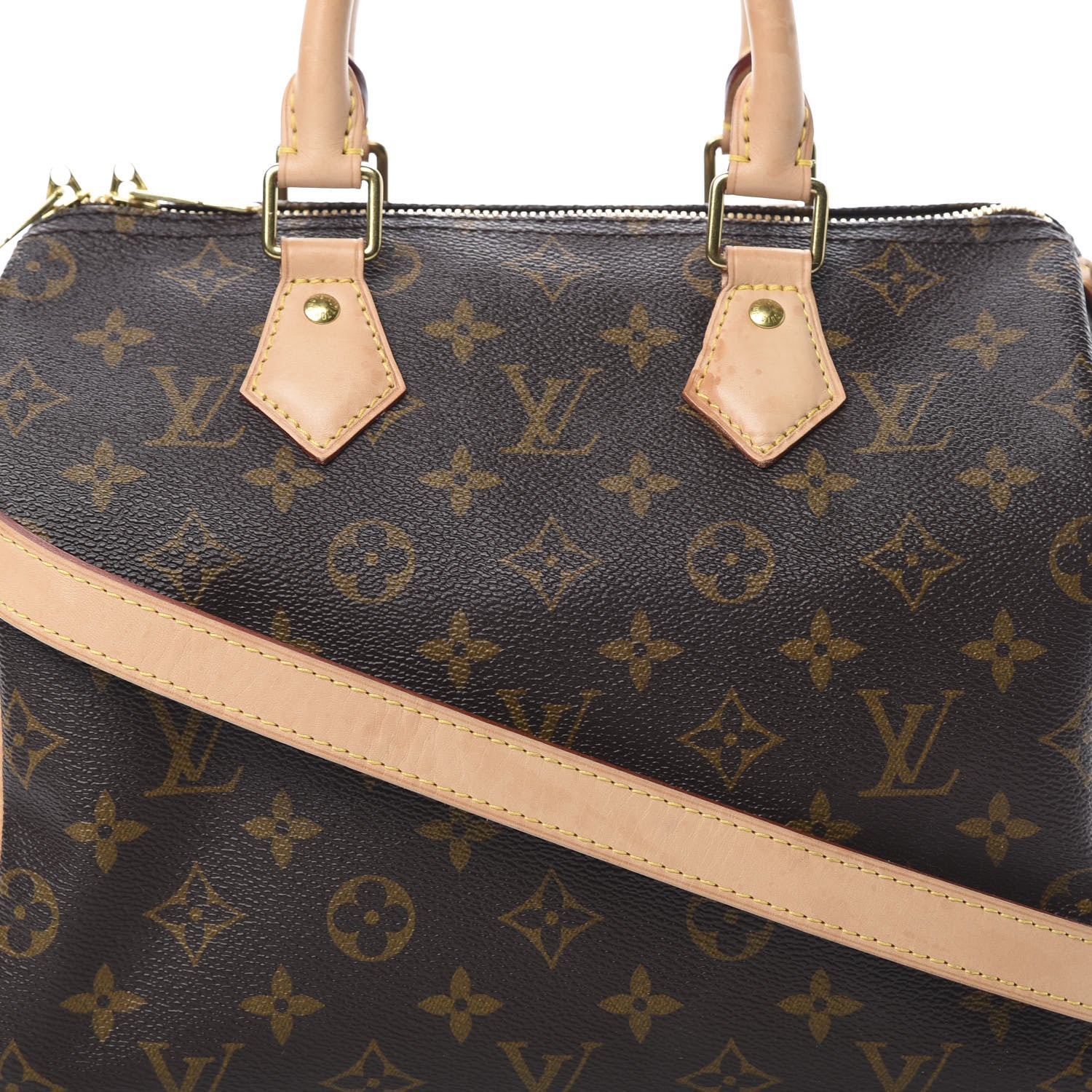 Louis Vuitton Monogram Speedy Bandouliere 25 9 of 14