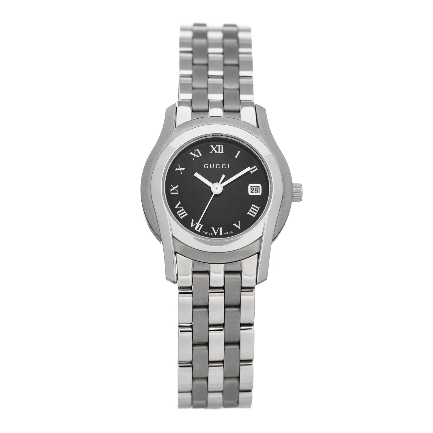 Gucci Stainless Steel 27mm 5500L Quartz Watch Black 1 of 4