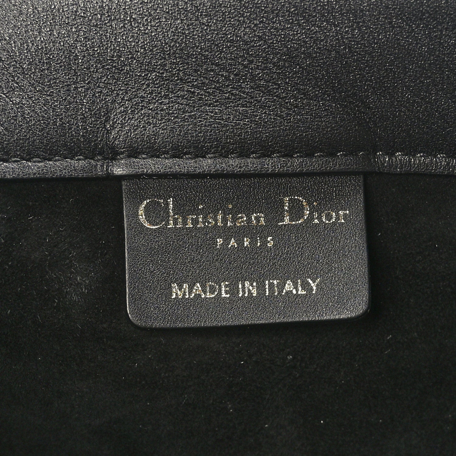 Christian Dior Calfskin Embossed Medium Book Tote Black 6 of 11