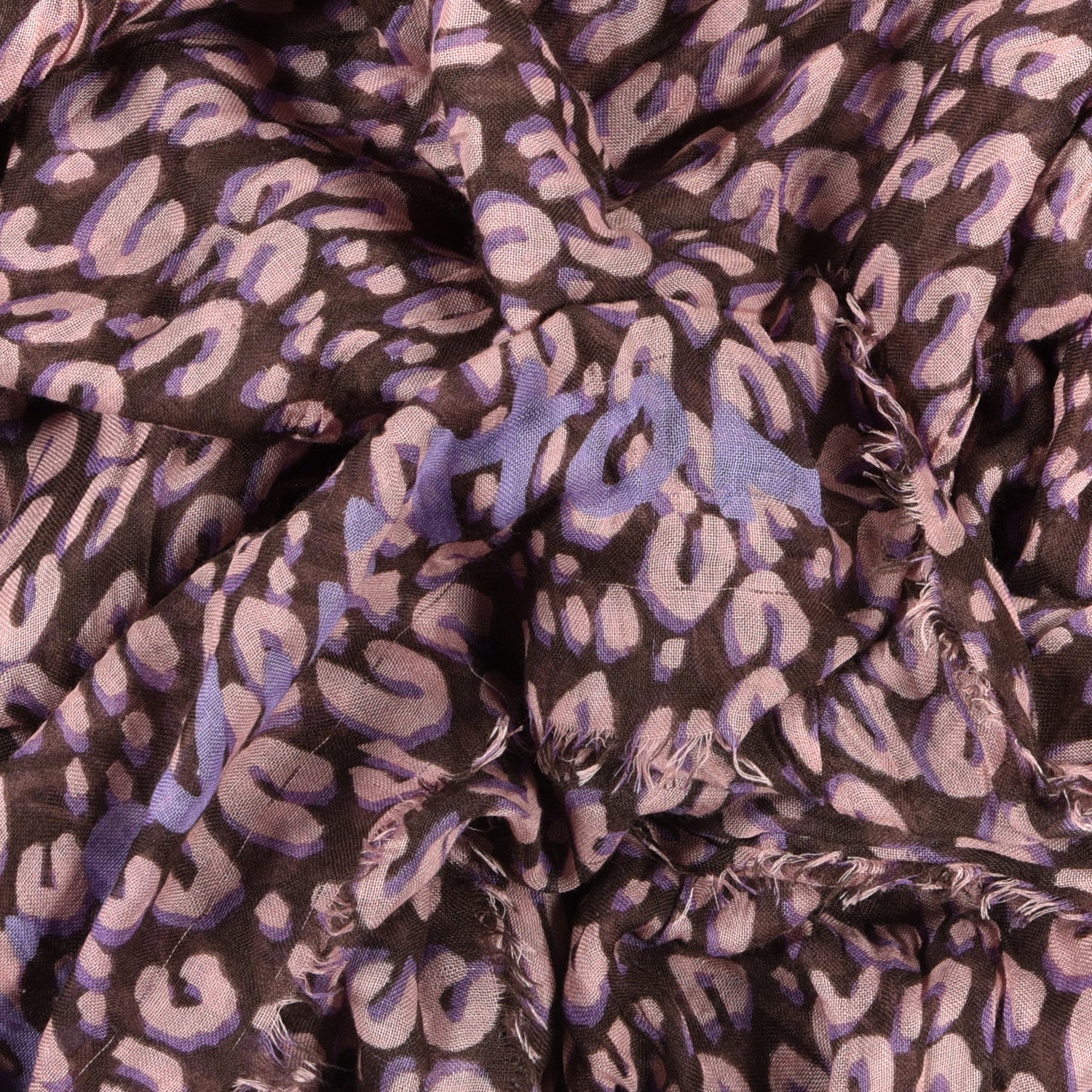 Louis Vuitton Cashmere Silk Leopard Etole Stole Mauve 4 of 5