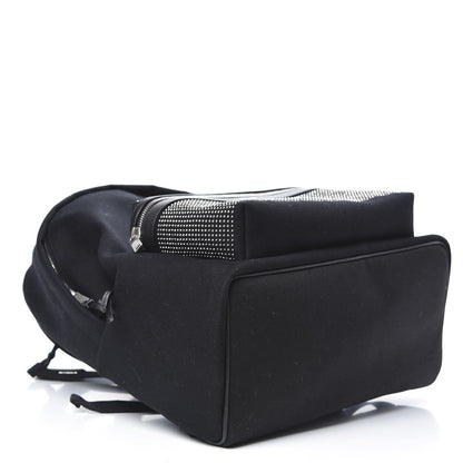 Saint Laurent Canvas City Studded Backpack Black 3 of 9
