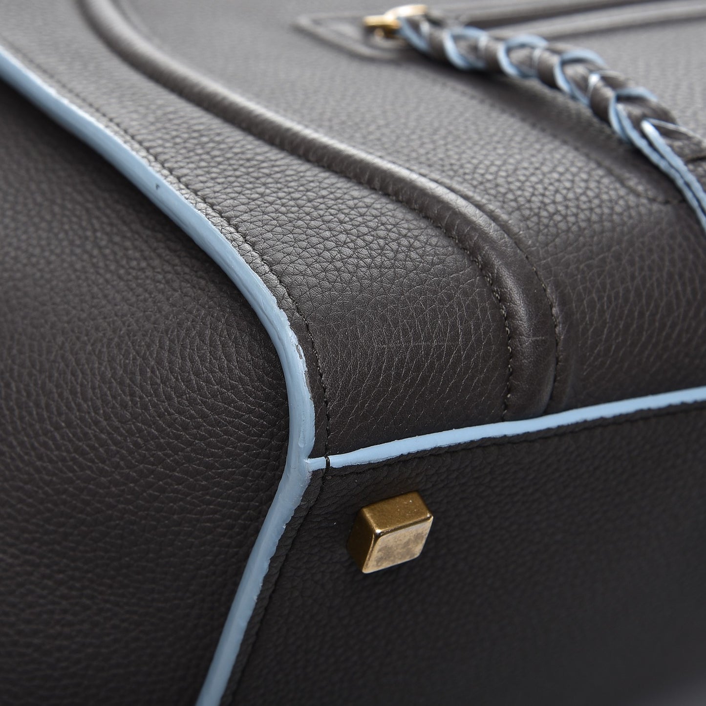 Baby Grained Calfskin Medium Phantom Luggage Anthracite