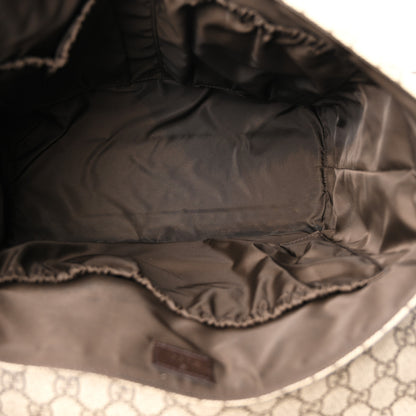 Gucci GG Plus Monogram Messenger Diaper Bag Dark Brown 6 of 13