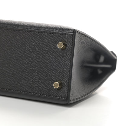 Hermes Epsom Kelly Sellier 25 Black 10 of 12