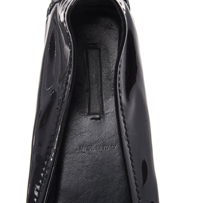 Louis Vuitton Patent Calfskin Oxford Loafers 42 Black 7 of 10