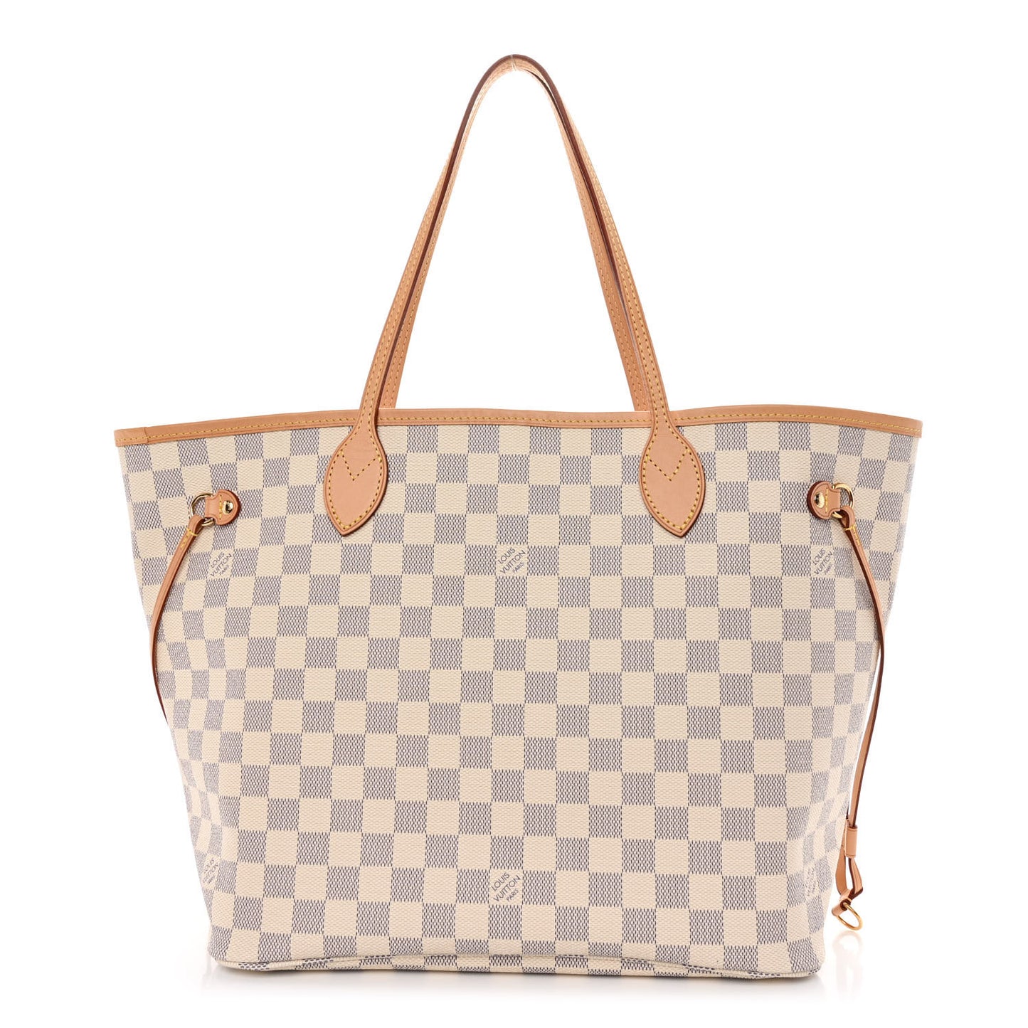 Damier Azur Neo Neverfull MM Rose Ballerine