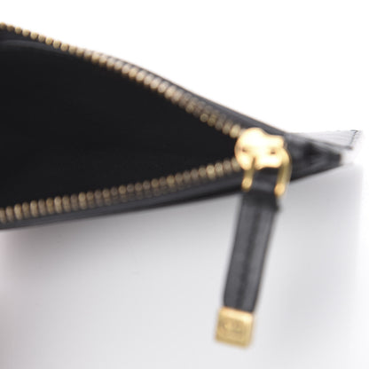 Christian Dior Calfskin Star Zipped Card Holder Black 4 of 5