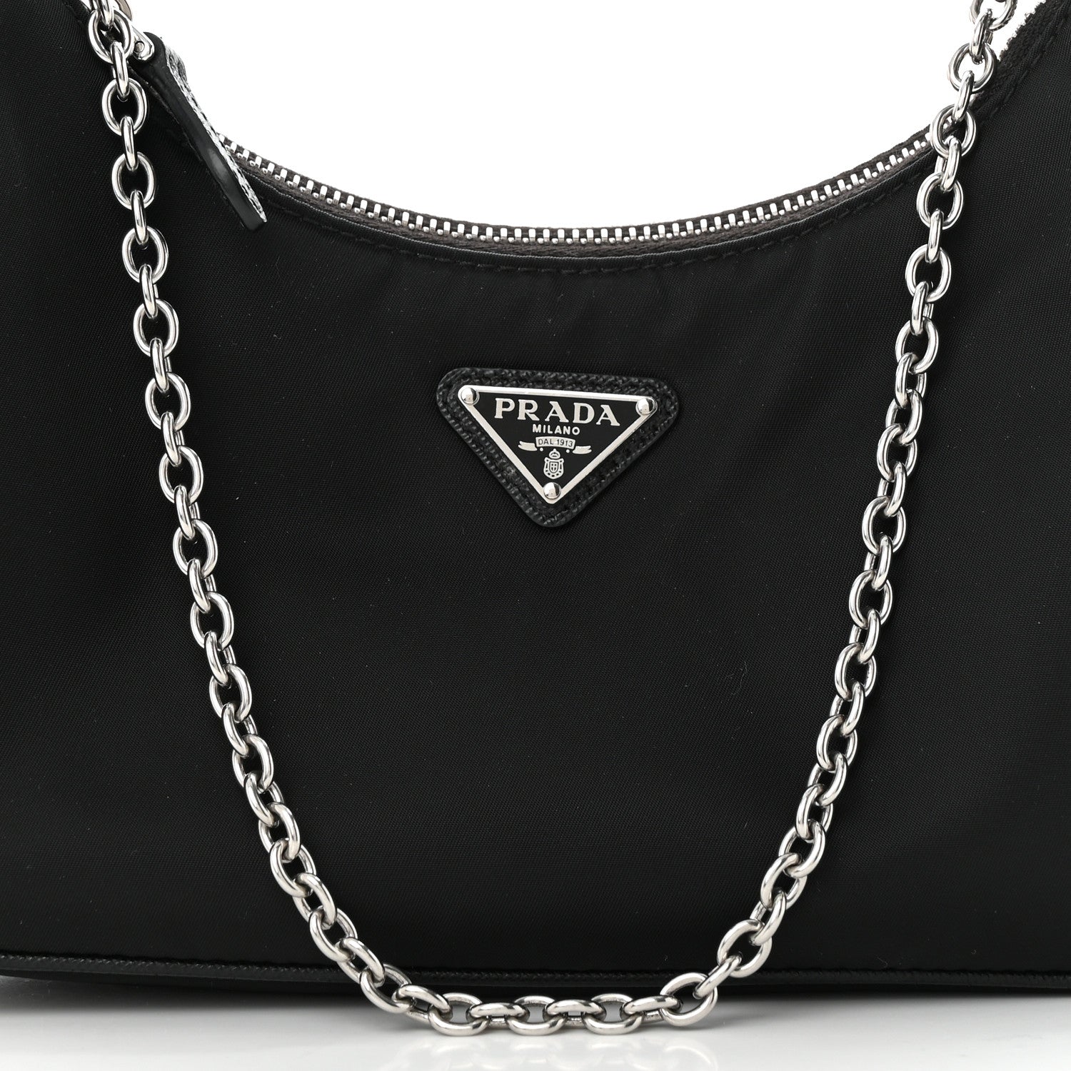 Prada Nylon Re-Edition 2005 Shoulder Bag Black 9 of 12