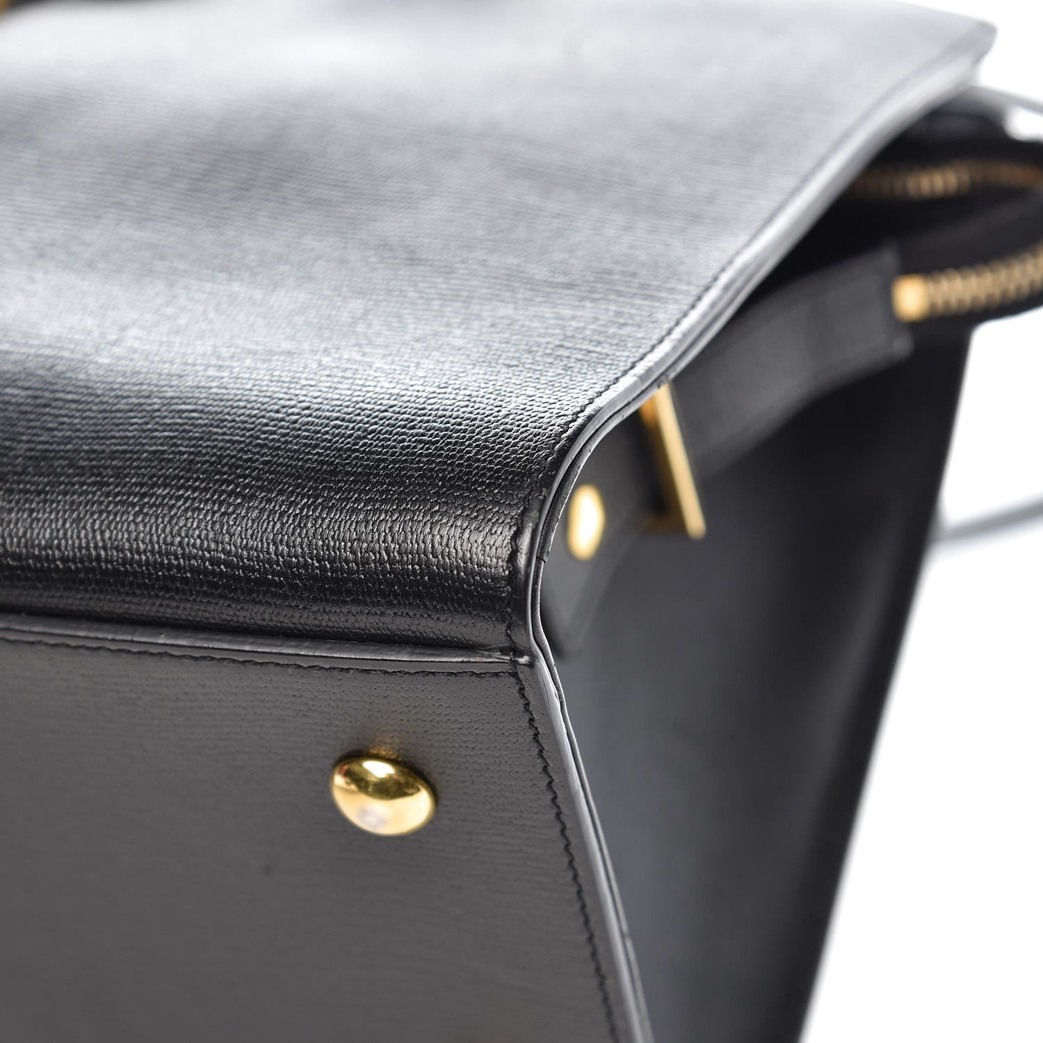 Saint Laurent Textured Calfskin Small Classic Y Cabas Black 10 of 11