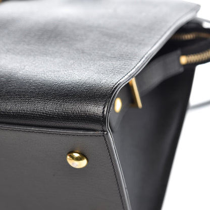 Saint Laurent Textured Calfskin Small Classic Y Cabas Black 10 of 11