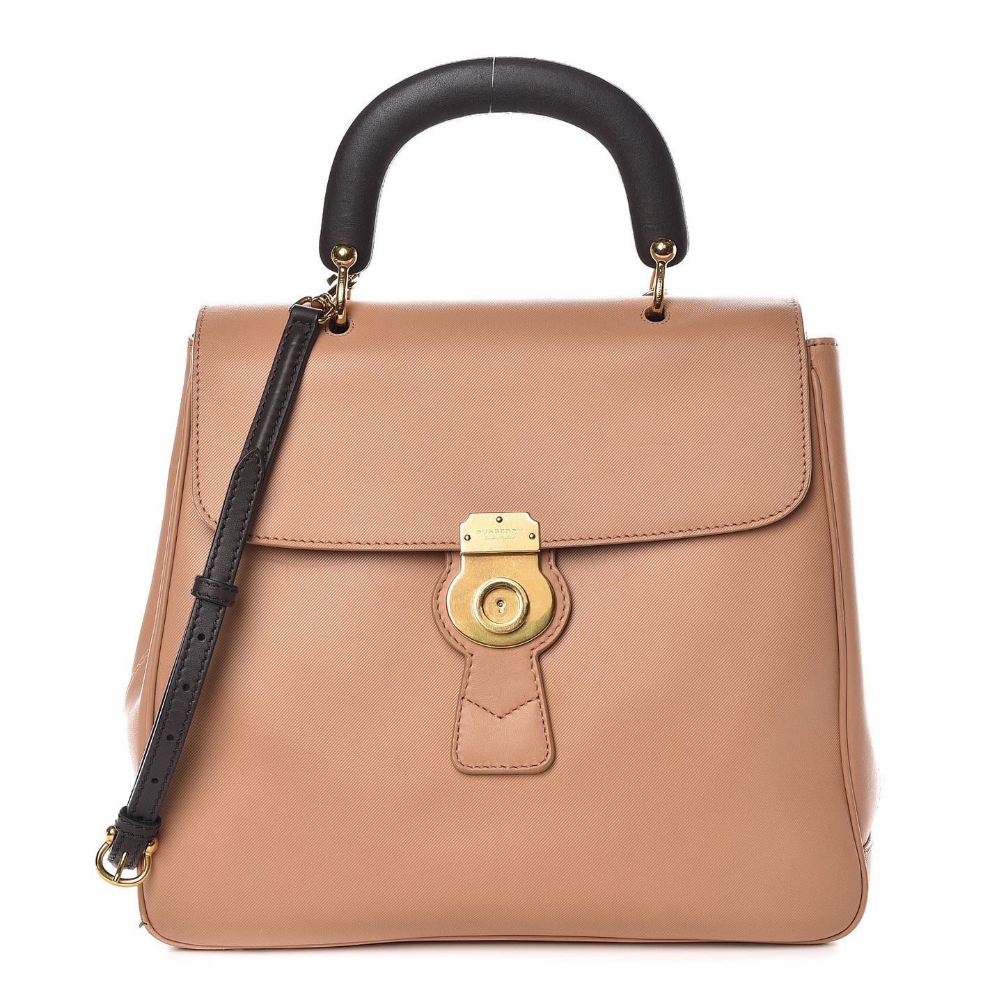 Trench Calfskin Large DK88 Top Handle Bag Pale Clementine