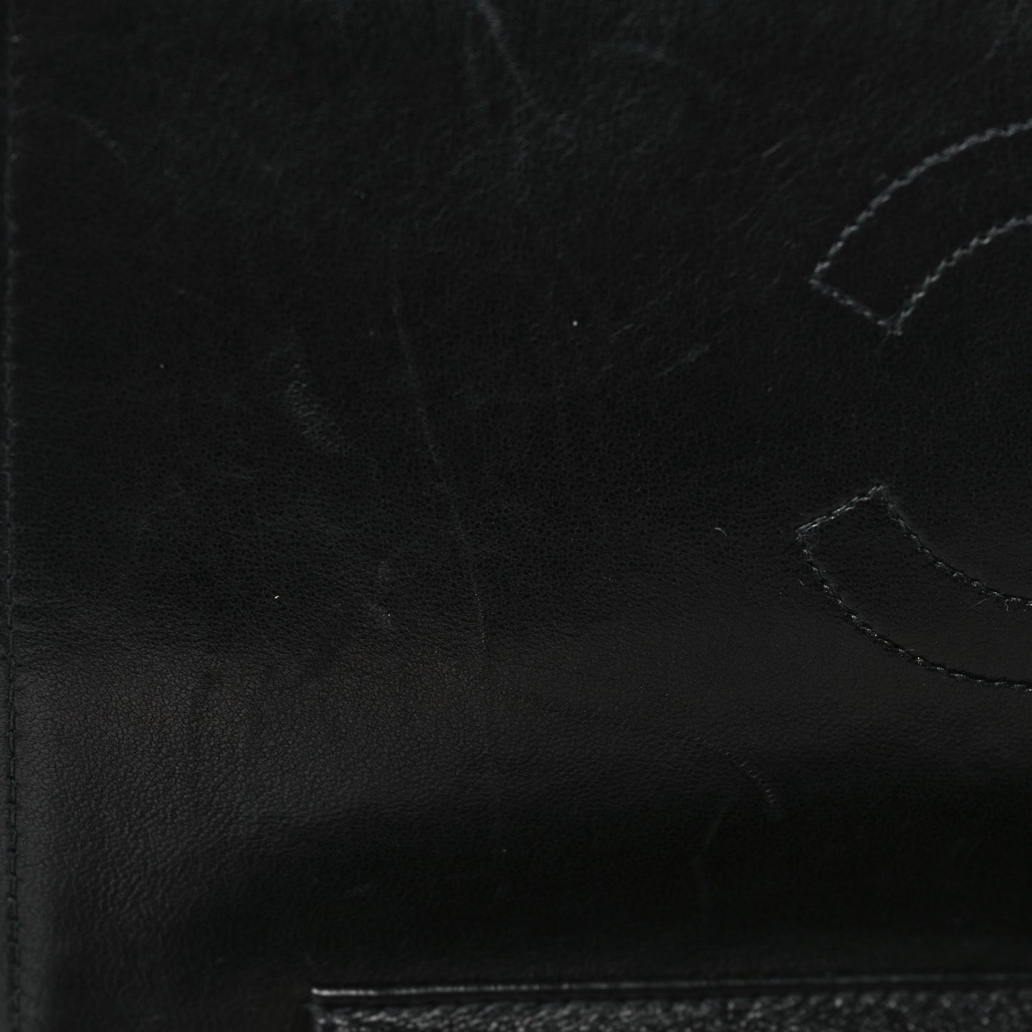 Lambskin Quilted Small Single Flap Black