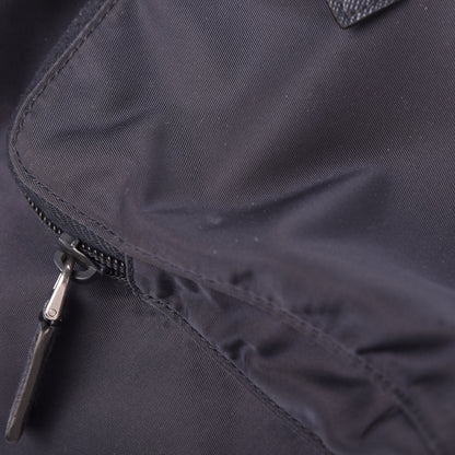 Prada Nylon Vela Medium Backpack Bleuette 10 of 11