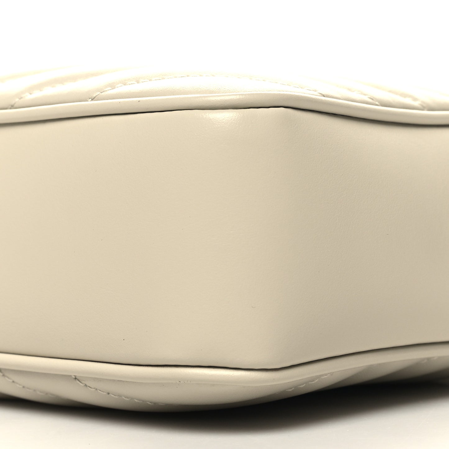 Calfskin Matelasse Monogram Lou Camera Bag Crema Soft