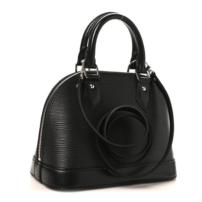 Louis Vuitton Epi Alma BB Black 3 of 9