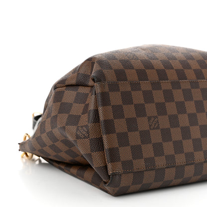 Louis Vuitton Damier Ebene Odeon Tote MM Black 8 of 9