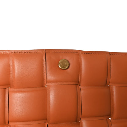 Bottega Veneta Lambskin Maxi Intreccio Padded Chain Cassette Crossbody Bag Clay 14 of 15