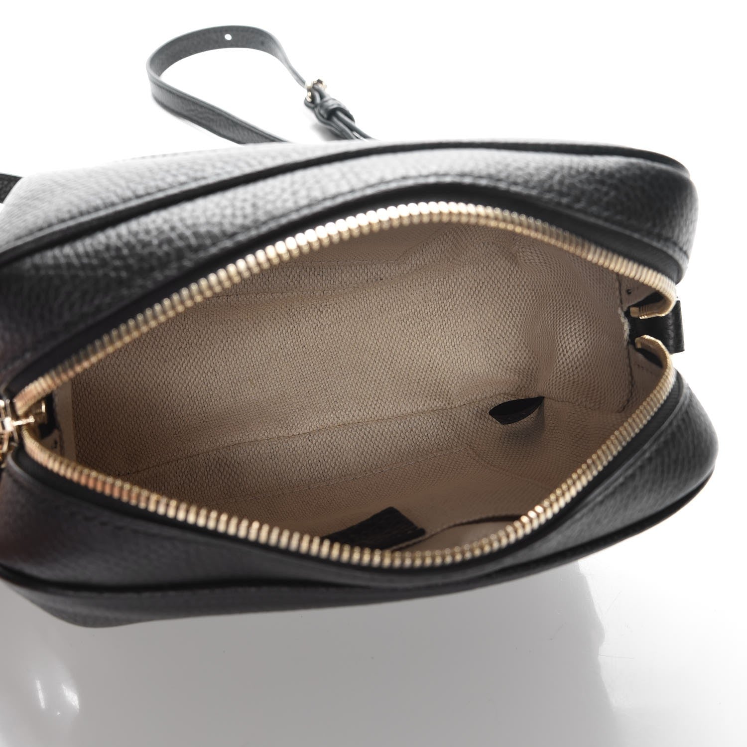 Gucci Pebbled Calfskin Small Soho Disco Bag Black 5 of 8