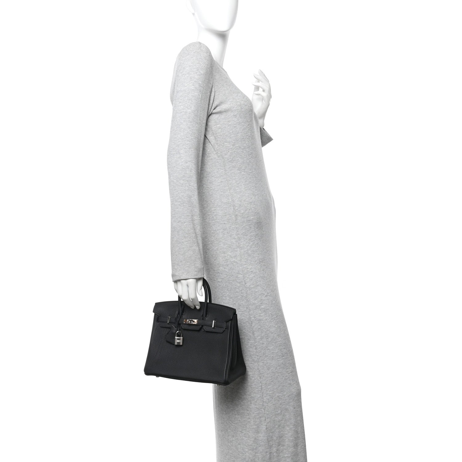 Hermes Togo Birkin 25 Black 2 of 11