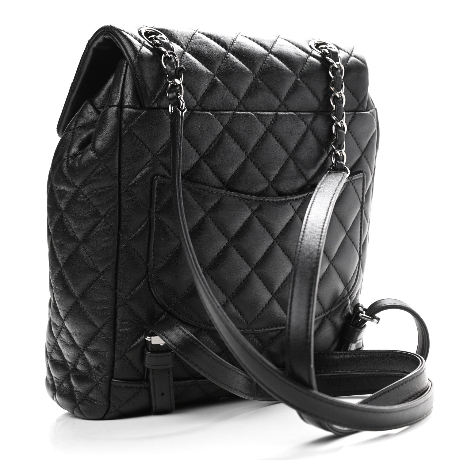 Chanel Lambskin Quilted Small Urban Spirit Backpack Black 3 of 11