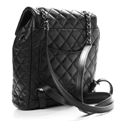 Chanel Lambskin Quilted Small Urban Spirit Backpack Black 3 of 11