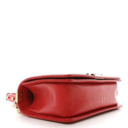 Chanel Caviar Quilted Medium Boy Flap Red 4 of 11