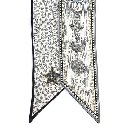 Christian Dior Silk La Lune Mitzah Scarf 2 of 3