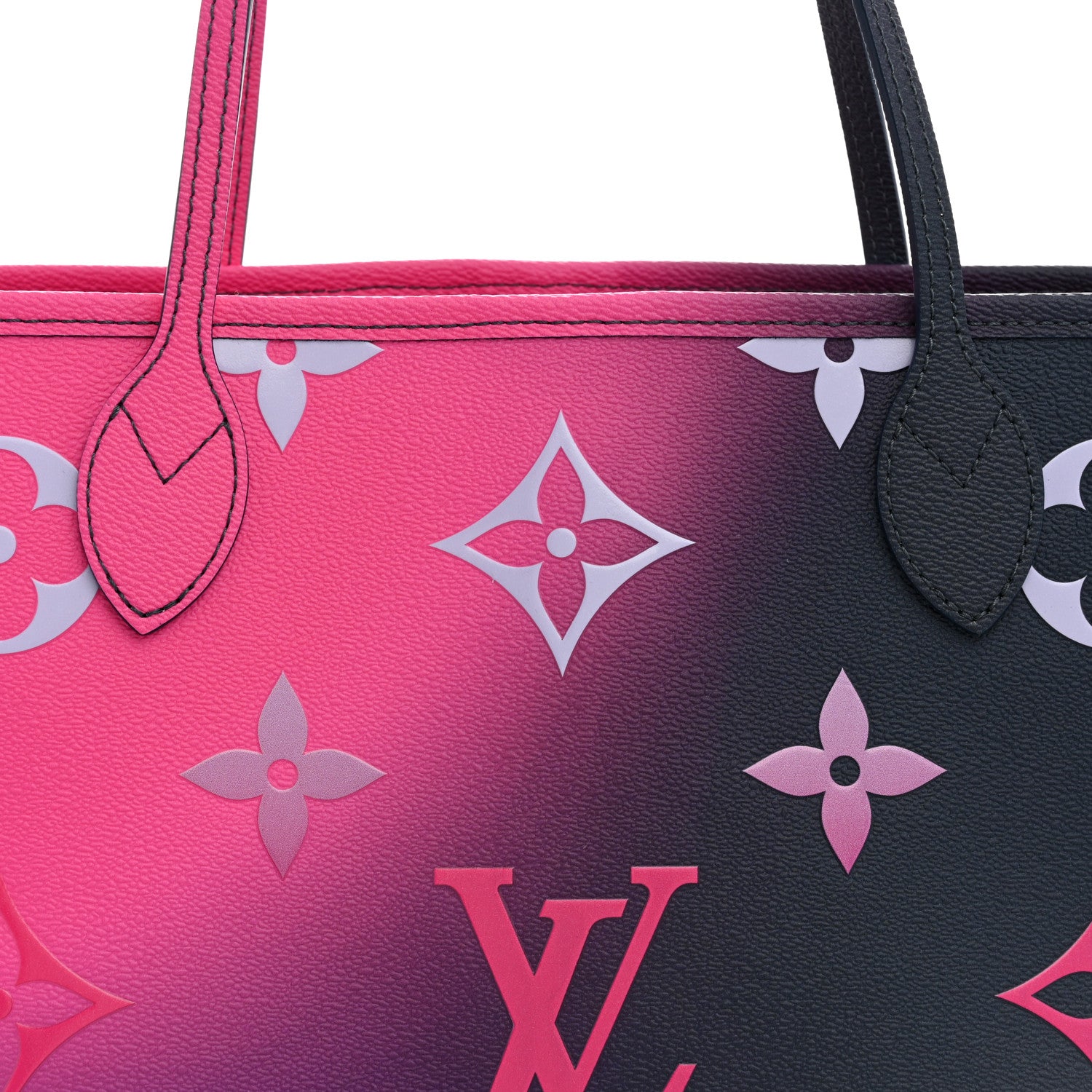 Louis Vuitton Monogram Giant Spring In The City Neverfull MM Midnight Fuchsia 8 of 10