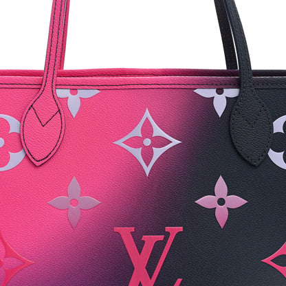 Louis Vuitton Monogram Giant Spring In The City Neverfull MM Midnight Fuchsia 8 of 10