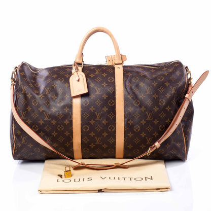 Louis Vuitton Monogram Keepall Bandouliere 55 10 of 10
