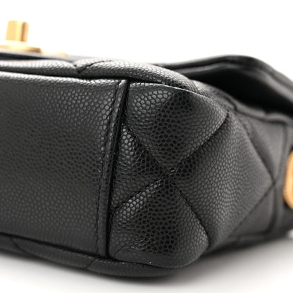 Chanel Caviar Quilted Mini Twist Your Buttons Flap Black 10 of 11