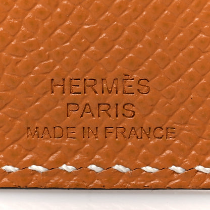 Hermes Epsom Tarmac PM Passport Holder Toffee 6 of 6