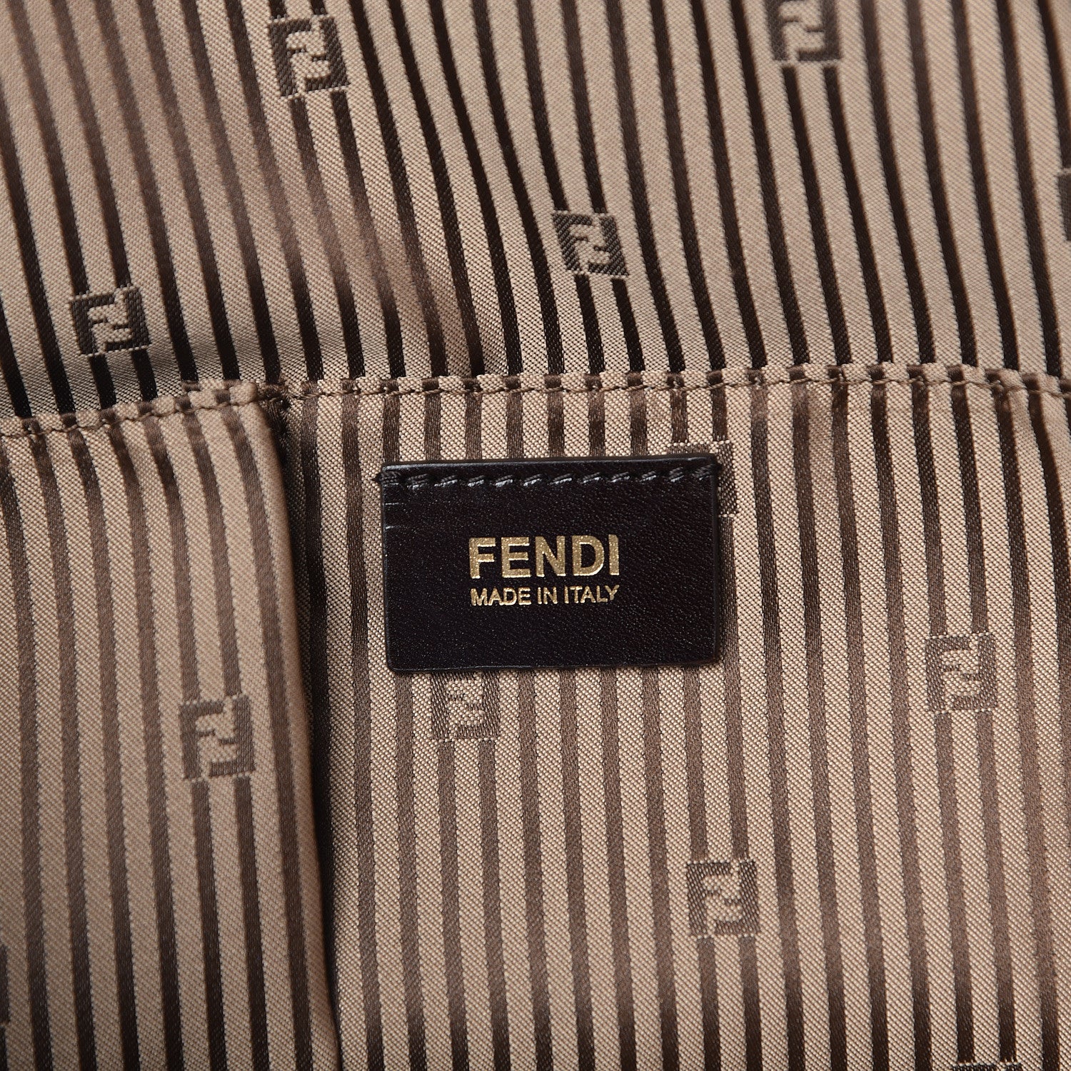 Fendi Calfskin Colorblock Large Chameleon Tote Biscotto 6 of 10