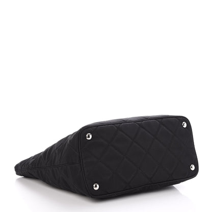 Prada Nylon Tessuto Impuntu Quilted Tote Black 4 of 8