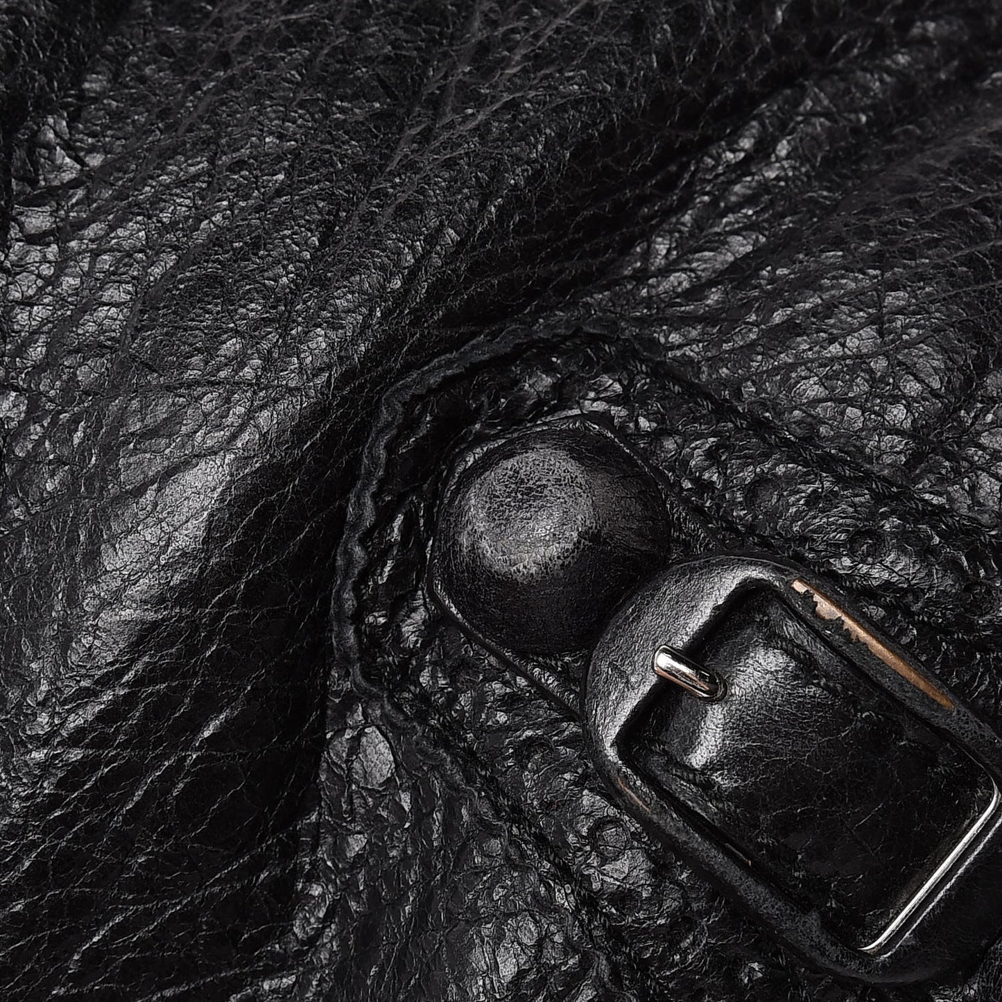 Agneau Giant Brogues Hardware Velo Black