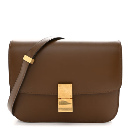 Celine Box Calfskin Medium Classic Box Flap Bag Camel 1 of 10