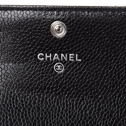 Chanel Caviar Quilted Flap Card Holder So Black 6 of 10