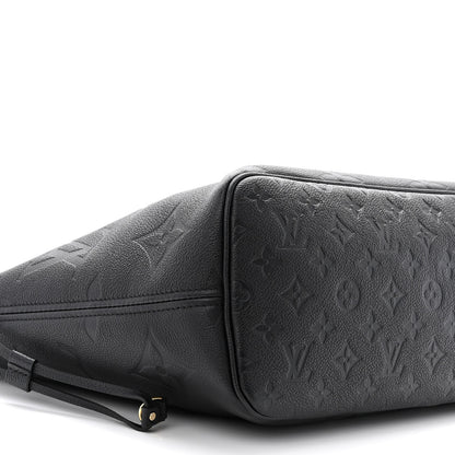 Louis Vuitton Empreinte Monogram Giant Neverfull MM Black 8 of 10