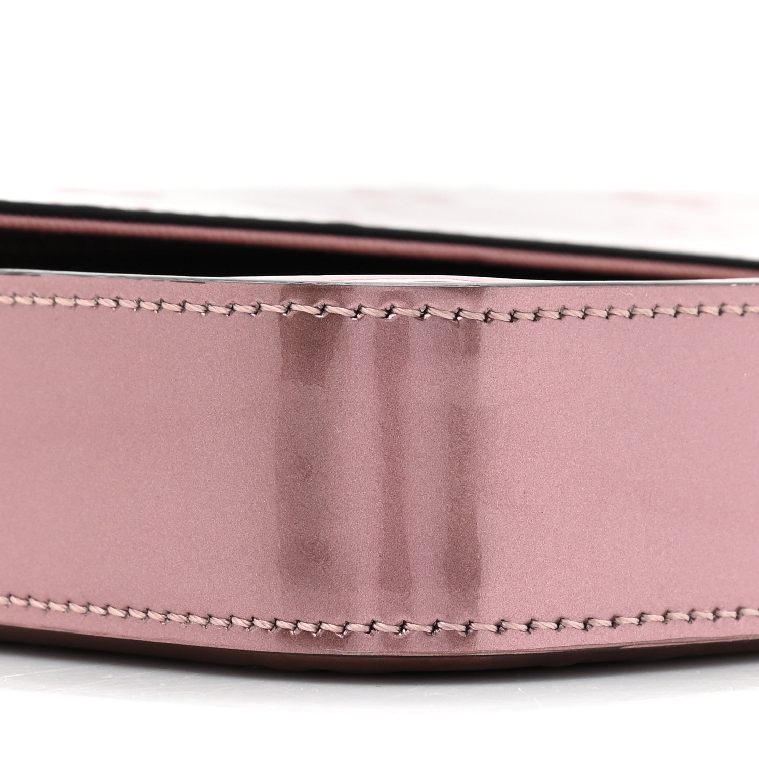 Louis Vuitton Vernis Pochette Felicie Chain Wallet Metallic Pale Pink 11 of 12