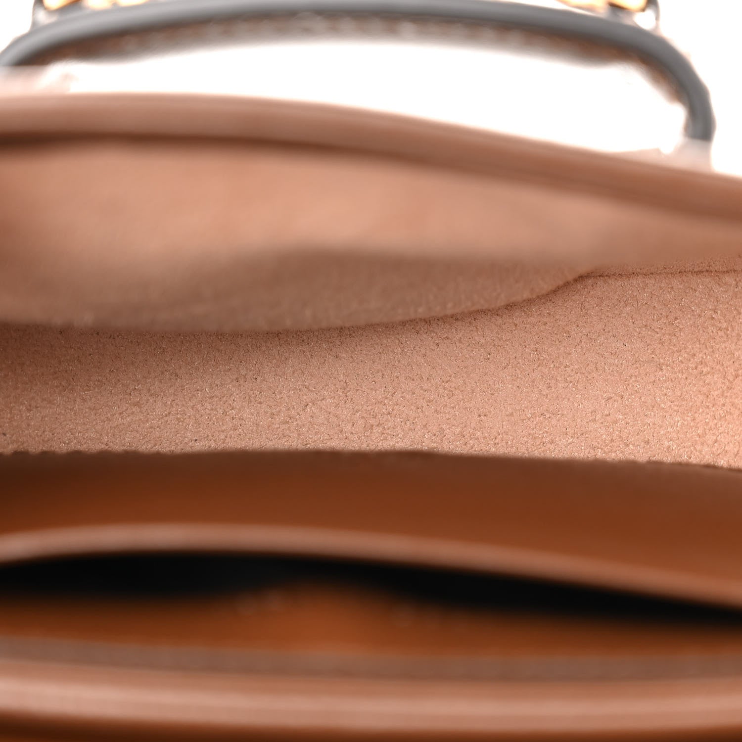 Gucci GG Supreme Monogram Azalea Calfskin Web Horsebit 1955 Wallet On Strap Beige Ebony Brown Sugar 5 of 9