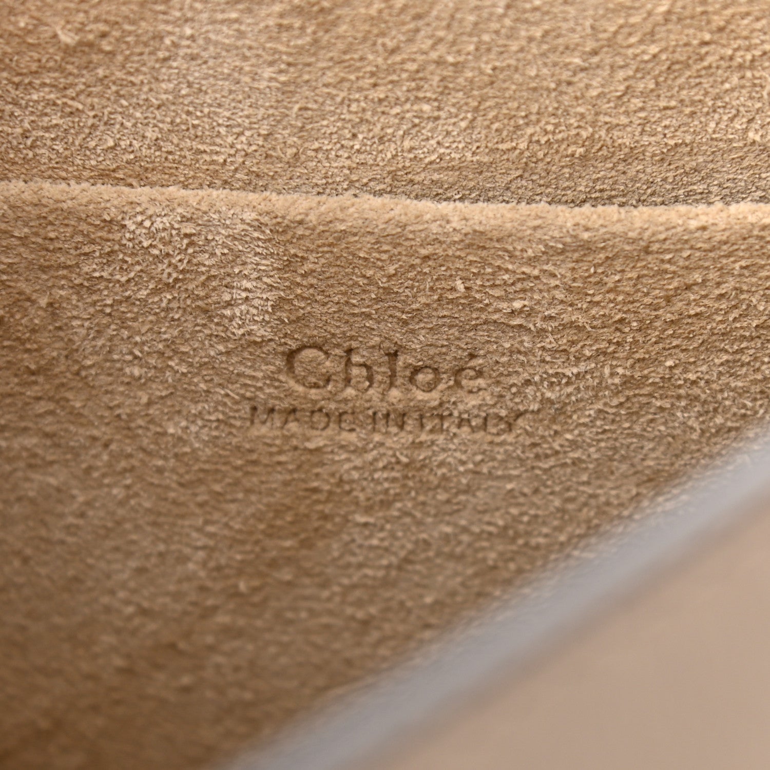 Chloe Calfskin Suede Medium Nile Bracelet Bag Motty Grey 6 of 11