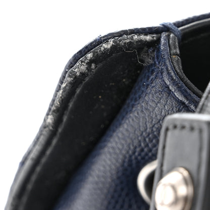Chanel Caviar Quilted Small CC Bucket Bag Navy 12 of 14