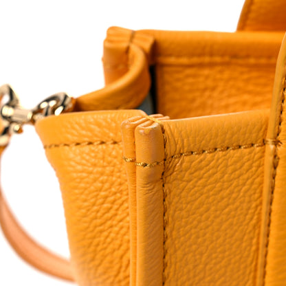 Marc Jacobs Grained Calfskin Small The Tote Bag Artisan Gold 20 of 22