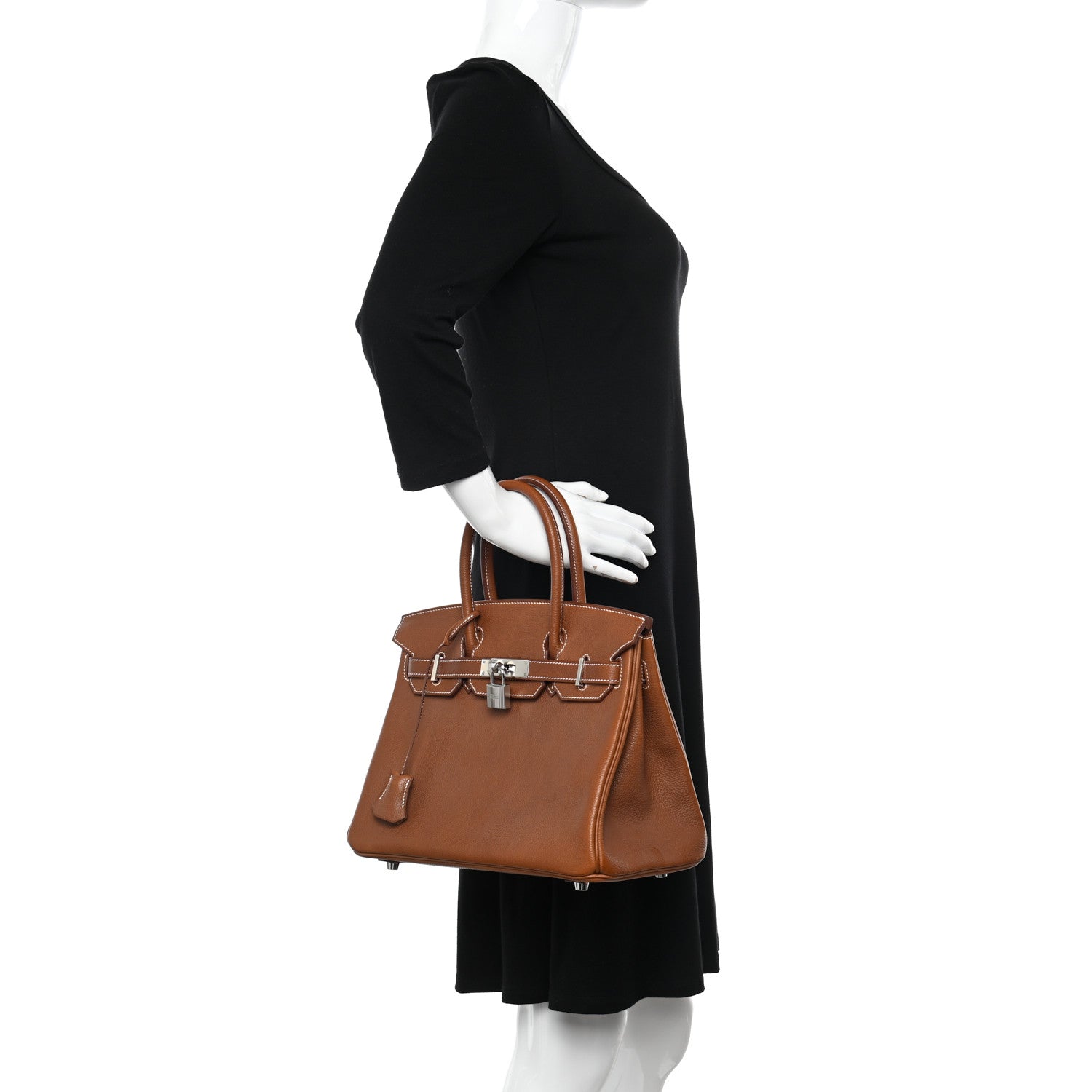 Hermes Natural Barenia Faubourg Birkin 30 Fauve 2 of 12