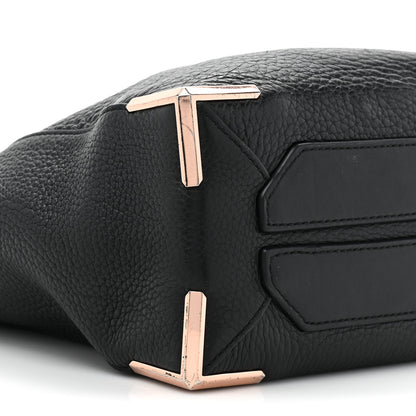 Alexander Wang Pebbled Calfskin Large Prisma Skeletal Tote Black Rose Gold Hardware 10 of 16