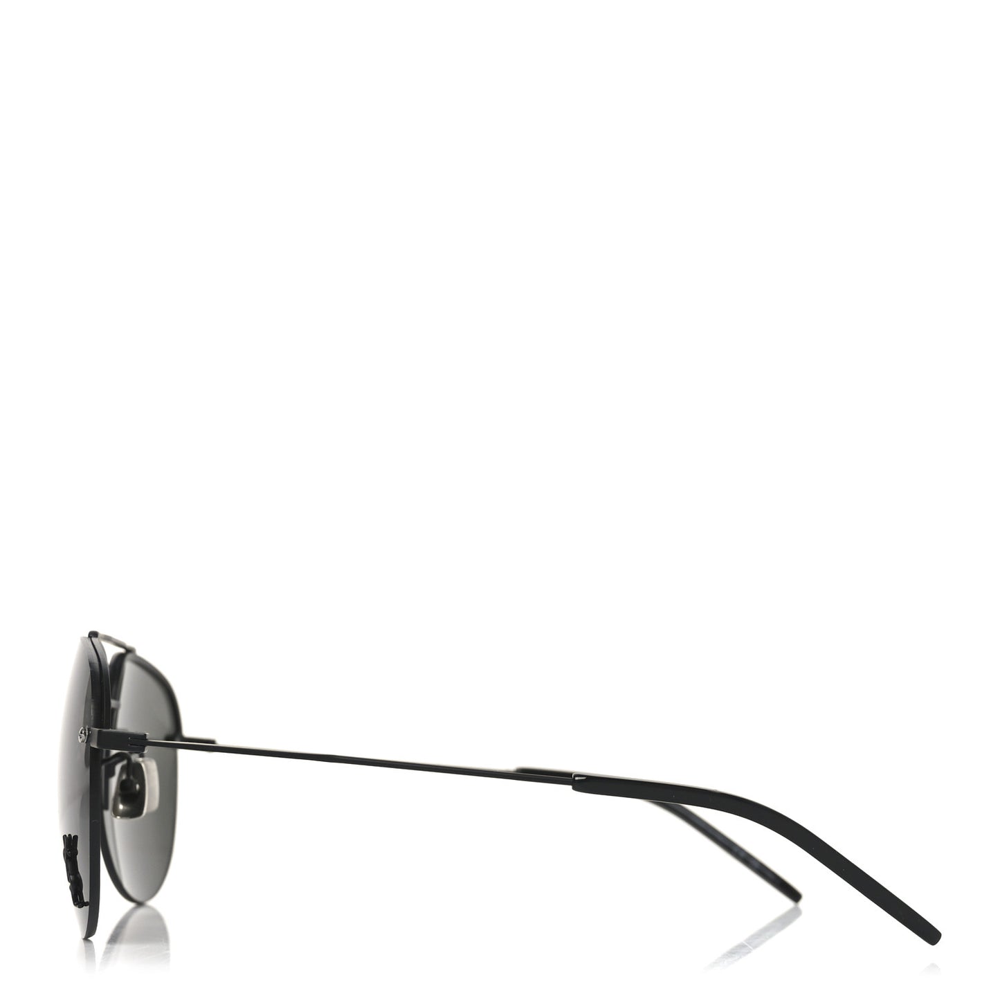 Metal Aviator Classic 11/F Sunglasses Black