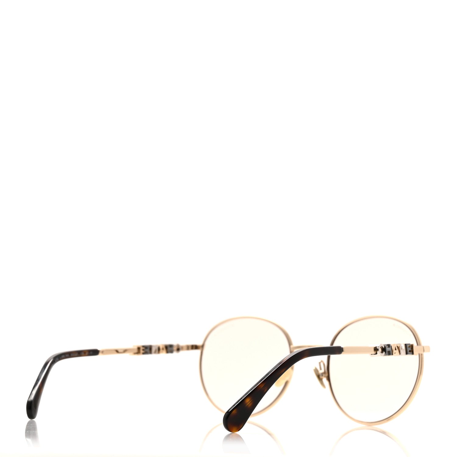 Chanel Metal Pantos Sunglasses 4282 Gold Pink 3 of 8