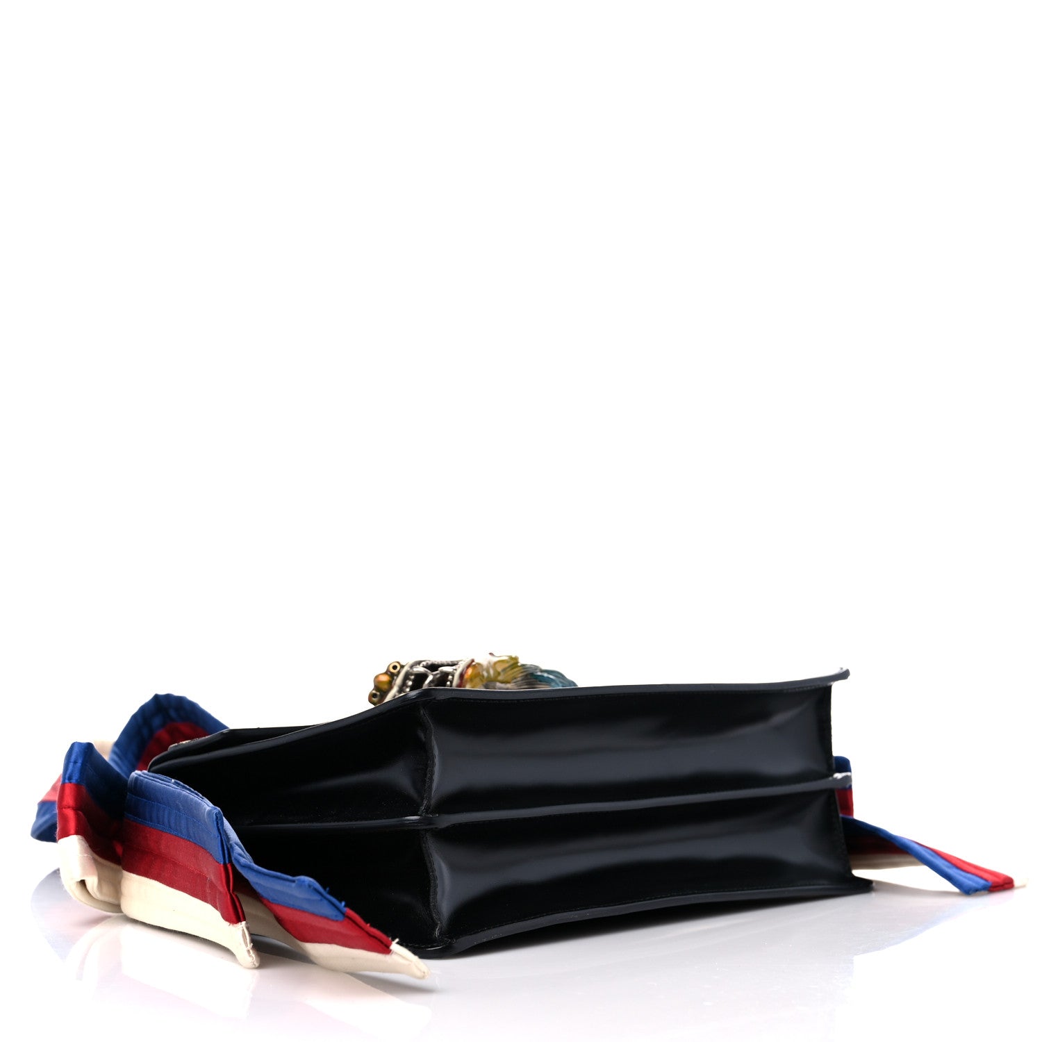 Gucci Calfskin Naga Dragon Small Shoulder Bag Black 4 of 15